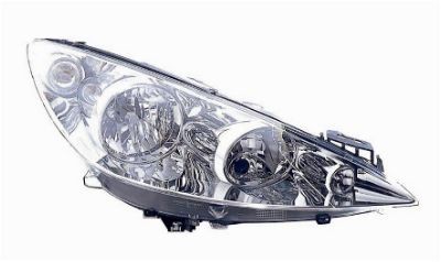 4042962 VAN WEZEL Headlight PORSCHE Right, H7, H1, Crystal clear, for right-hand traffic, with motor for headlamp levelling, PX26d