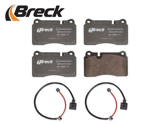 240980055100 Disc brake pads BRECK 24098 00 551 00 review and test