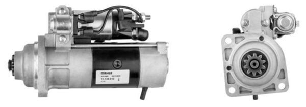 MAHLE ORIGINAL MS 769 Starter motor 24V, 5,0kW, Number of Teeth: 10, Ø 89 mm