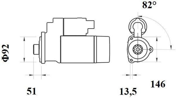 MAHLE ORIGINAL Starter motors MS 776