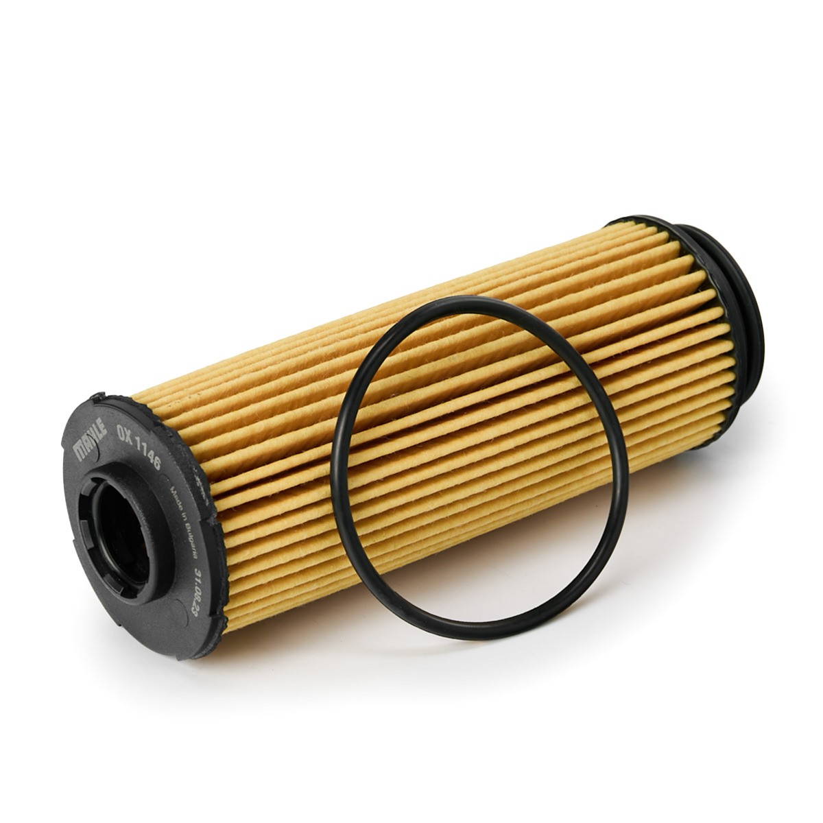 MAHLE ORIGINAL Oljefilter VW,AUDI,BMW OX 1146D 11427826799,11428583898,8583898 Motoroljefilter 04152WAA02,04152WAA03