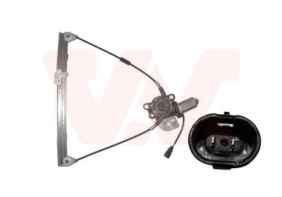 VAN WEZEL 4323262 Window regulator Right Front, Operating Mode: Electric, with electric motor, without comfort function