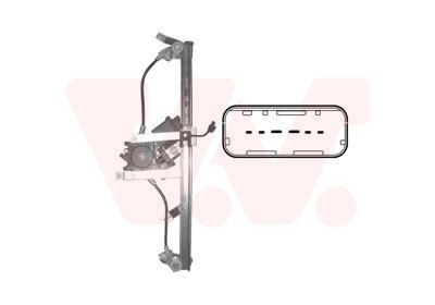 VAN WEZEL 4328261 Window regulator Left Front, Operating Mode: Electric, with electric motor, with comfort function