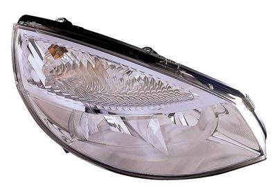 VAN WEZEL 4328962 Headlight Right, H7, H1, Crystal clear, for right-hand traffic, without motor for headlamp levelling, PX26d