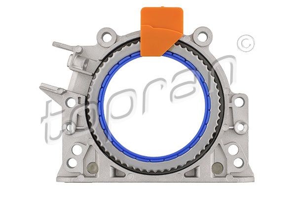 TOPRAN 112 886 Crankshaft seal with pulse generator wheel, without RPM sensor, transmission sided, with housing