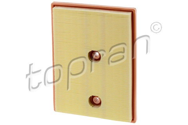 115 024 TOPRAN Air filters AUDI 30mm, 193mm, 271mm, rectangular, Foam, Filter Insert
