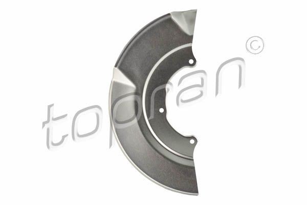 116 839 TOPRAN Brake back plate FIAT Front Axle Right