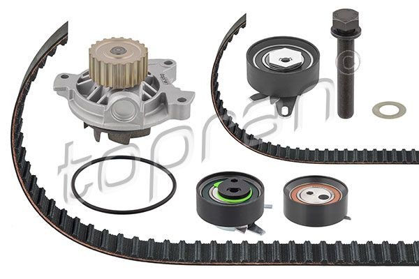 TOPRAN 117 407 Water pump and timing belt kit with water pump