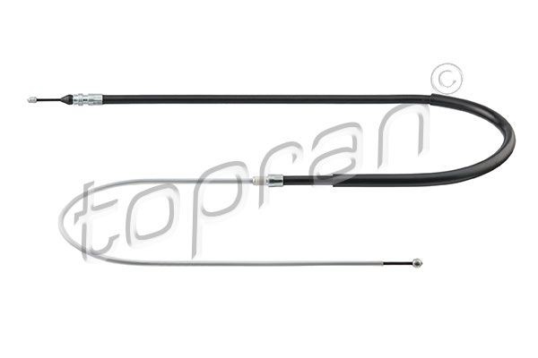 TOPRAN 502 757 Hand brake cable Left Rear, Right Rear