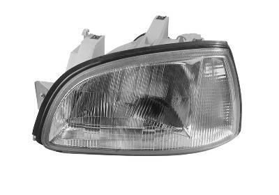 VAN WEZEL 4338961 Headlight Left, H4, for right-hand traffic, without motor for headlamp levelling, P43t