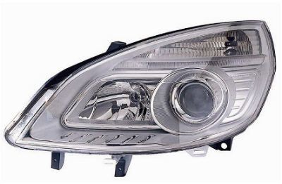 VAN WEZEL 4376961 Headlight Left, H1, H7, Crystal clear, for right-hand traffic, with motor for headlamp levelling, P14.5s