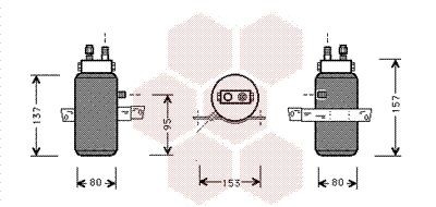 VAN WEZEL with pressure switch Receiver drier 4700D043 buy