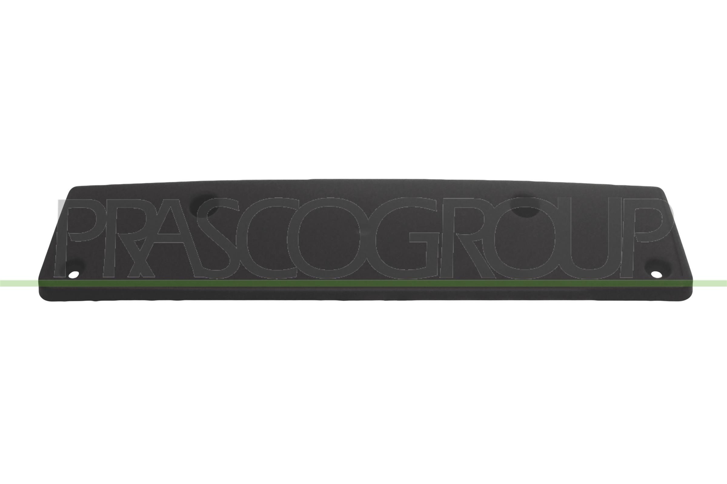 Licence plate holder / bracket PRASCO Front, black, frameless - VG0941539