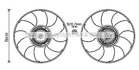 PRASCO D1: 435 mm Cooling Fan VNF332 buy