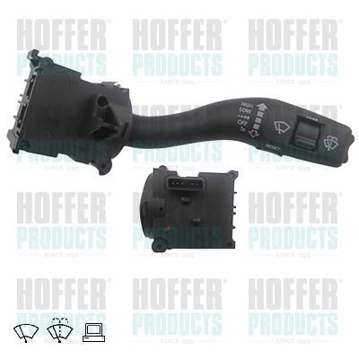 HOFFER Number of connectors: 5, with wipe-wash function, with board computer function Steering Column Switch 2103331 buy