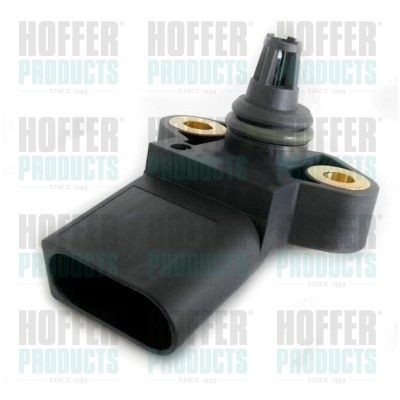 HOFFER with integrated air temperature sensor Number of pins: 4-pin connector Boost Gauge 7472585A1 buy