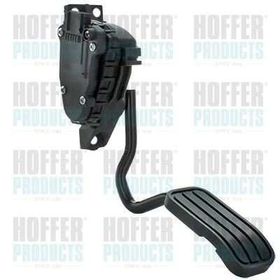 HOFFER for left-hand drive vehicles Sensor, accelerator pedal position 7513607 buy