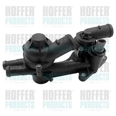 HOFFER Opening Temperature: 105, 83°C, with sensor Thermostat, coolant 8192853 buy