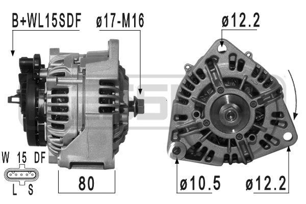 MESSMER 209019 Lichtmaschine für MAN TGA LKW in Original Qualität