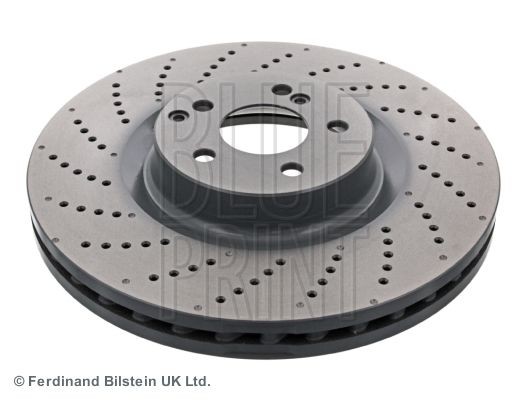 BLUE PRINT ADU174347 Brake disc Front Axle, 360x36mm, 5x112, perforated/vented, Coated, High-carbon