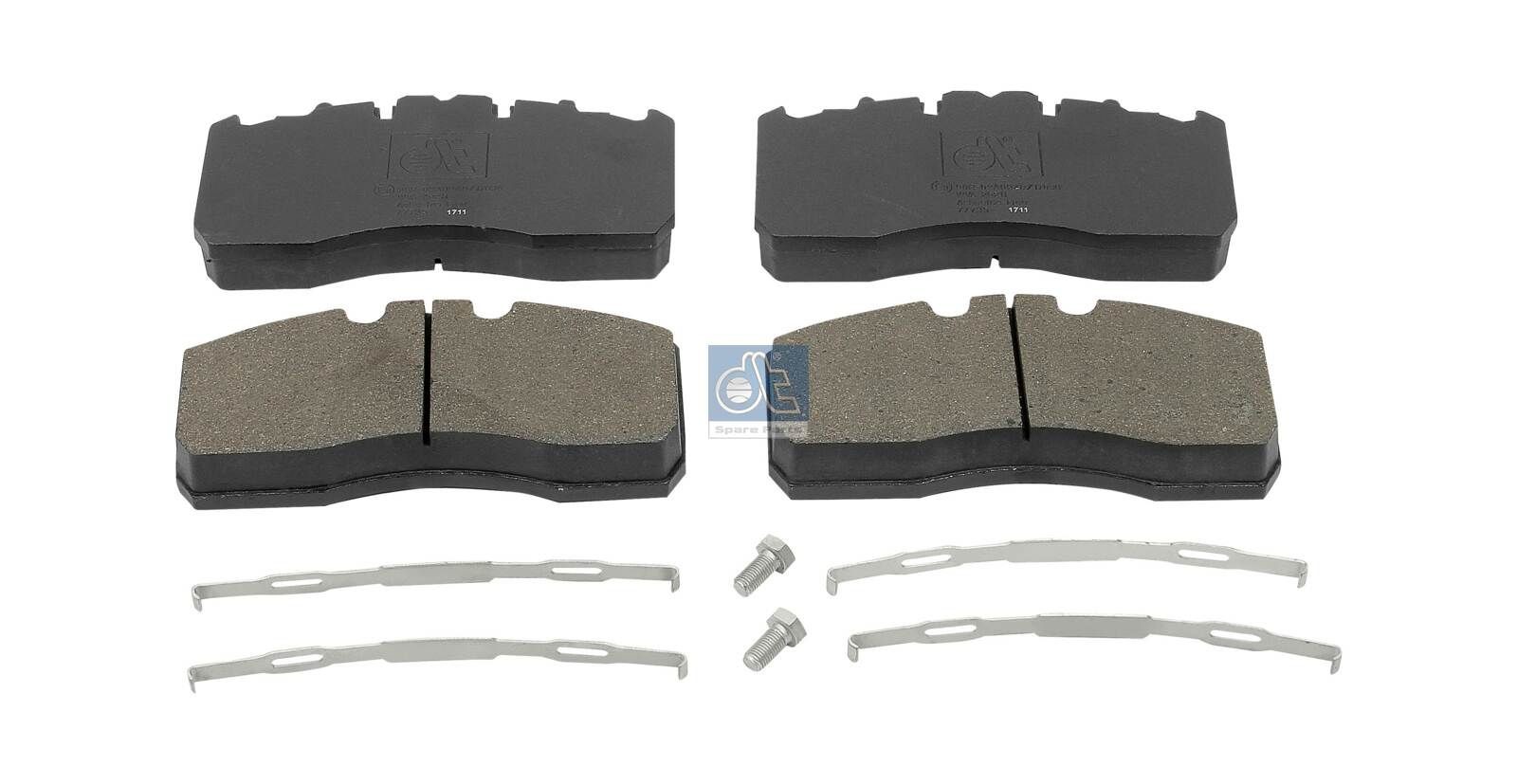 Disc brake pads DT Spare Parts Rear Axle - 10.24000