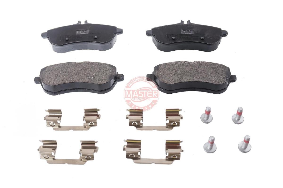 236027322 MASTER-SPORT Front Axle, prepared for wear indicator, excl. wear warning contact, with anti-squeak plate Height: 71,5mm, Width: 146mm, Thickness: 20,2mm Brake pads 13046027322N-SET-MS buy