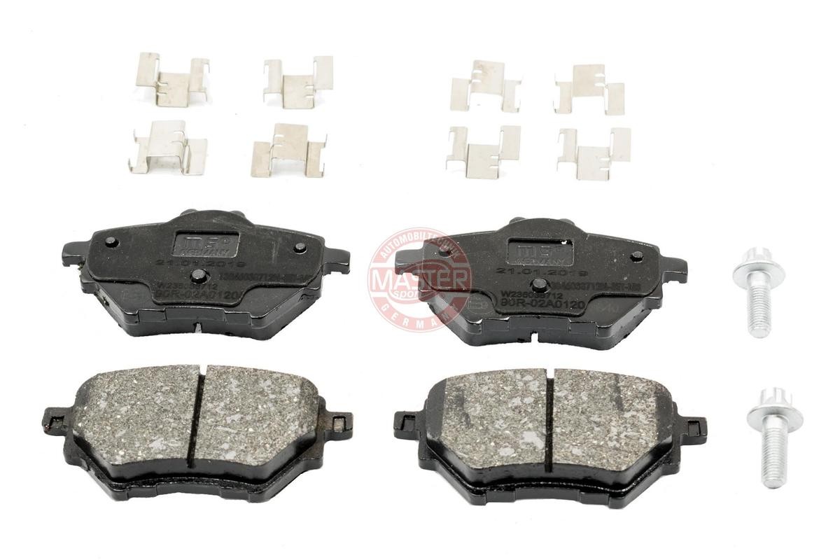 MASTER-SPORT 13046038712N-SET-MS Brake pad set Rear Axle, excl. wear warning contact, not prepared for wear indicator, with anti-squeak plate