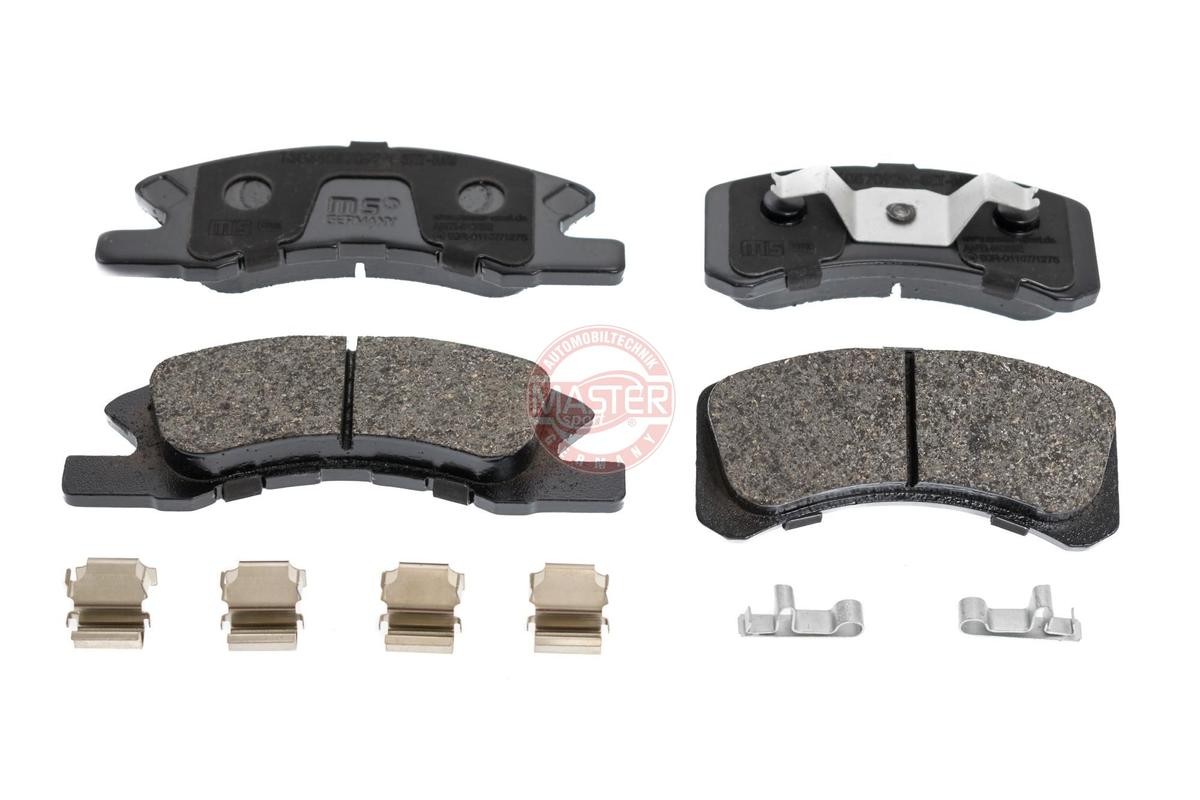 MASTER-SPORT 13046057092N-SET-MS Brake pad set Front Axle, with acoustic wear warning, with anti-squeak plate