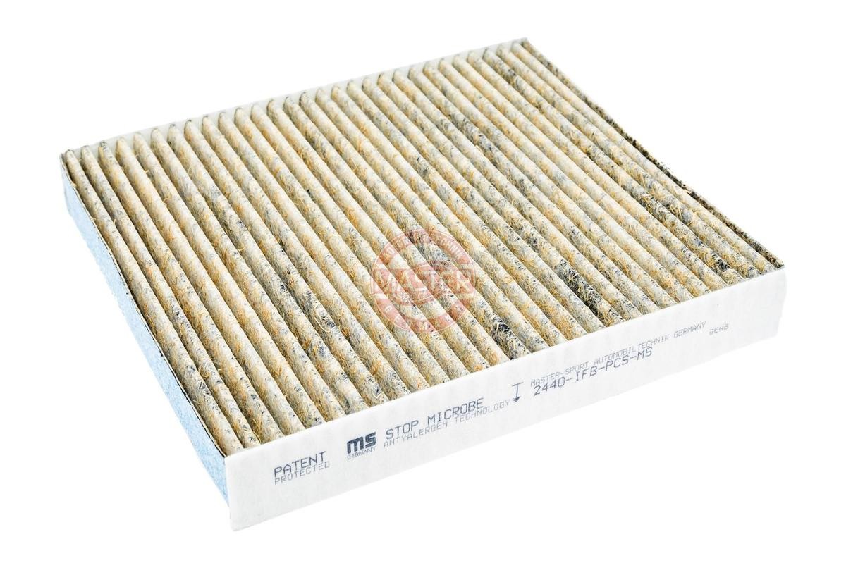 2440-IFB-PCS-MS MASTER-SPORT Pollen filter VOLVO Activated Carbon Filter, with antibacterial action, Pollen Filter, with fungicidal effect, 235 mm x 210 mm x 35 mm