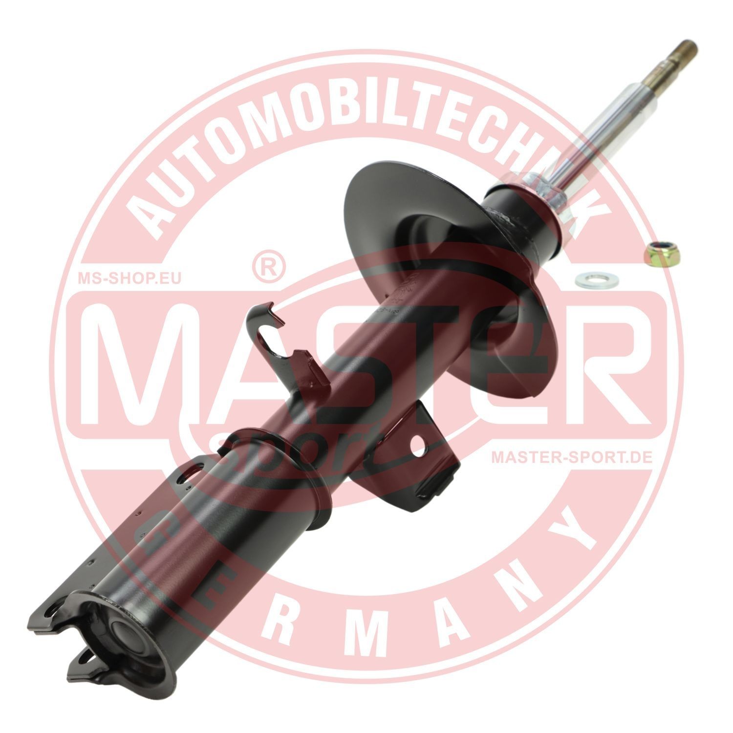 MASTER-SPORT BV162902401 Shock absorber Front Axle Left, Gas Pressure, Twin-Tube, Suspension Strut, Top pin