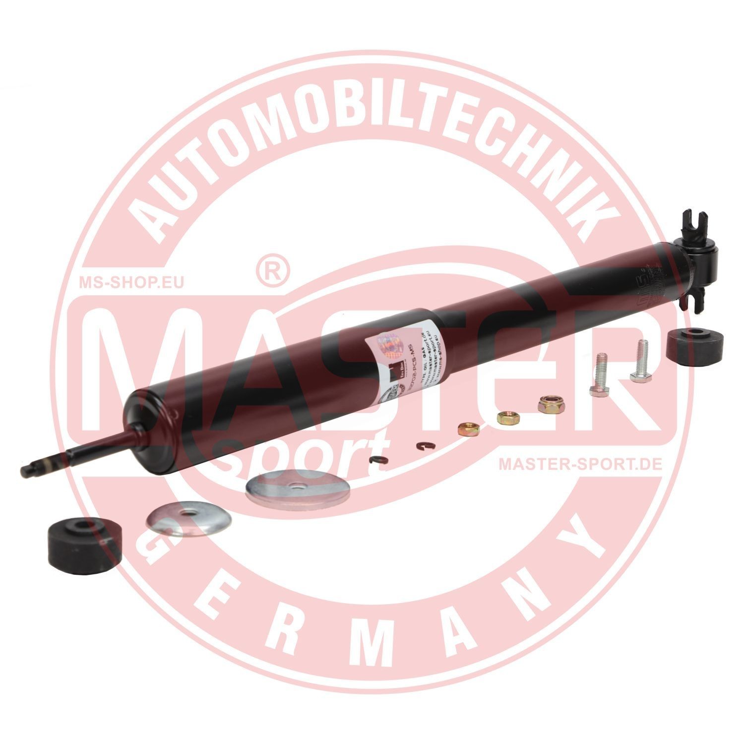 MASTER-SPORT BV163127021 Shock absorber Front Axle, Gas Pressure, Twin-Tube, Suspension Strut, Top pin, Bottom eye