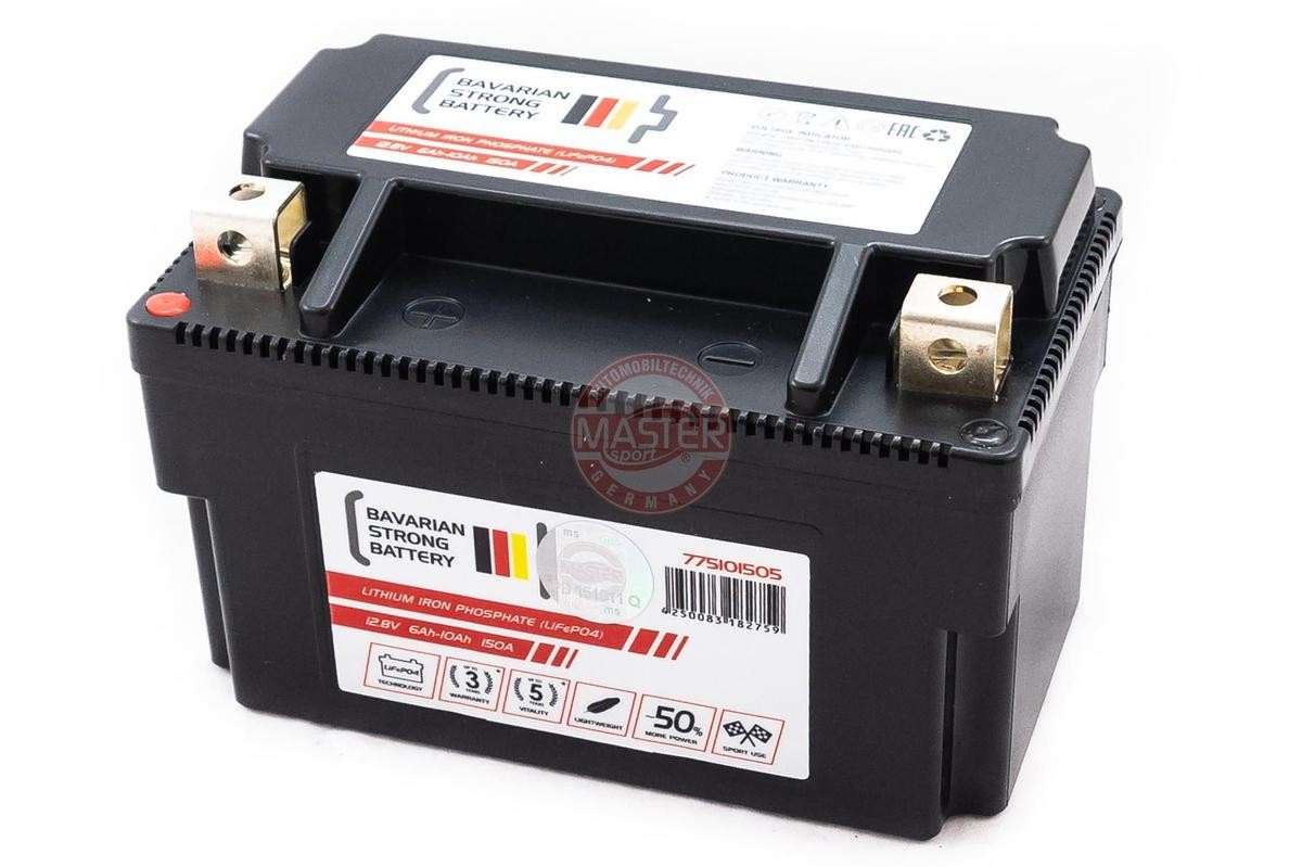 KAWASAKI KLX Batterie 12V 10Ah Bleiakkumulator MASTER-SPORT 775101505