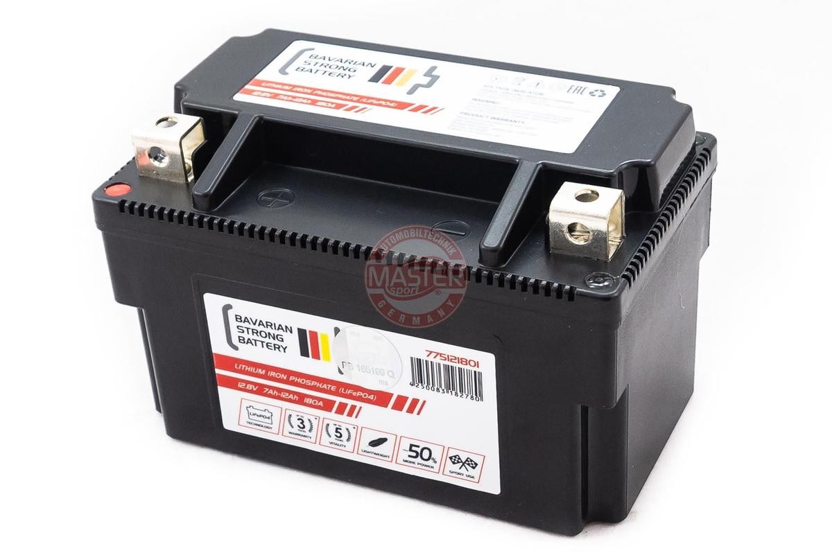 YAMAHA FZ Batterie 12V 12Ah Bleiakkumulator MASTER-SPORT 775121801