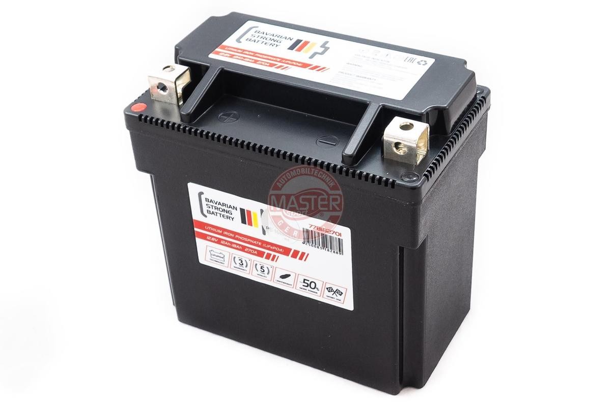 TRIUMPH TIGER Batterie 12V 18Ah Lithium-Ferrum-Batterie (LiFePO4), Bleiakkumulator MASTER-SPORT 778182701