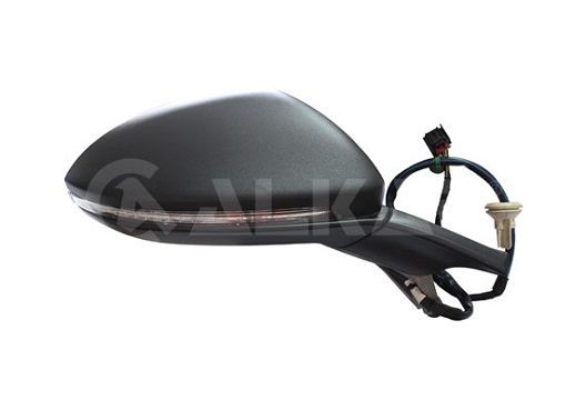 ALKAR Right, Electric, Heatable, Electronically foldable, Convex, for left-hand drive vehicles Side mirror 6146138 buy