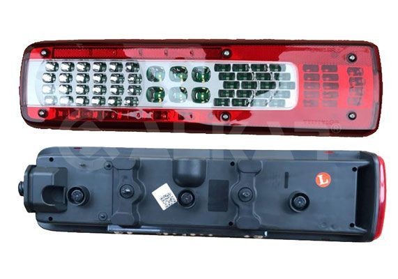 ALKAR links, LED, weiß, Rot, mit Lampenträger Links-/Rechtslenker: für Linkslenker, Lichtscheibenfarbe: weiß, Farbe: Rot Rückleuchte 9731285 kaufen