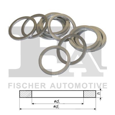 FA1 340.980.010 Seal Ring 24 x 2 mm, A Shape, Aluminium