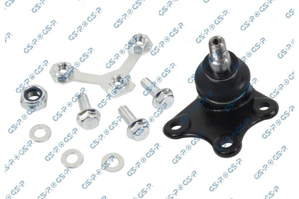 GSU080010 GSP Lower, Front Axle Left, 14,8mm Cone Size: 14,8mm Suspension ball joint S080010 buy