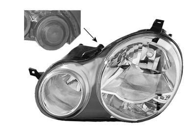 VAN WEZEL 5827961 Headlight Left, H7/H1, H7, H1, Crystal clear, for right-hand traffic, without motor for headlamp levelling, PX26d