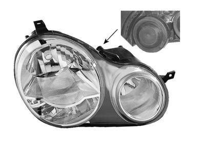 VAN WEZEL 5827964 Headlight Right, H7, H1, Crystal clear, for right-hand traffic, with motor for headlamp levelling, PX26d
