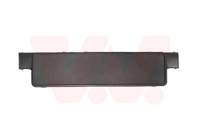 5836580 VAN WEZEL Licence plate holder / bracket BMW Front, black, frameless