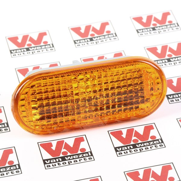 5836915 VAN WEZEL Side indicators VW yellow, Left Front, Right Front, lateral installation, without bulb holder
