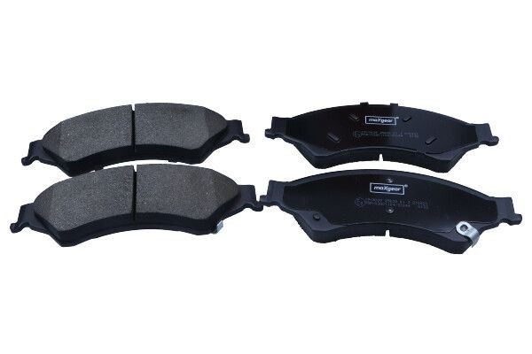 MAXGEAR 19-3039 Brake pad set with acoustic wear warning, with brake caliper screws