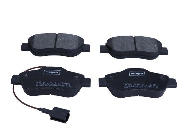 MAXGEAR incl. wear warning contact Height: 51,7mm, Width: 123mm, Thickness: 17,7mm Brake pads 19-3144 buy