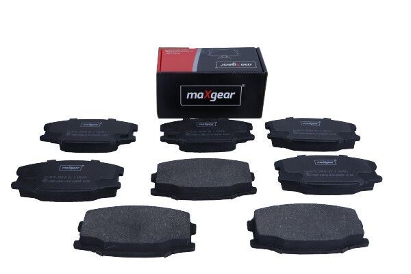 MAXGEAR not prepared for wear indicator Height: 60mm, Width: 125mm, Thickness: 19,4mm Brake pads 19-3170 buy