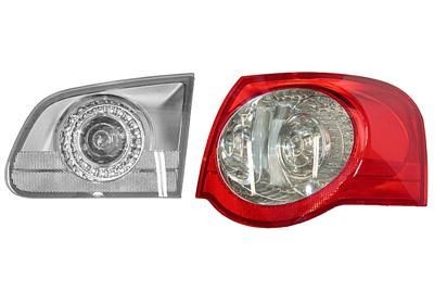 VAN WEZEL 5839926 Rear light Right, Outer section, with bulb holder