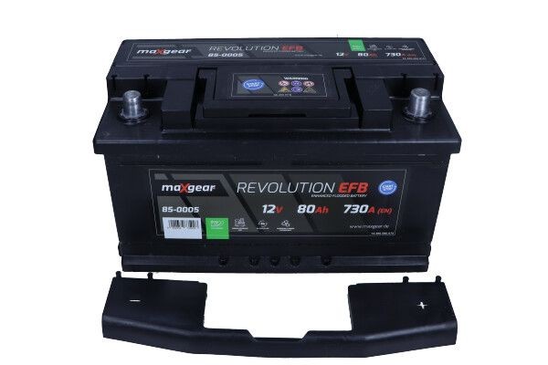 MAXGEAR 85-0005 REVOLUTION Batterie 12V 80Ah 730, 740A B13