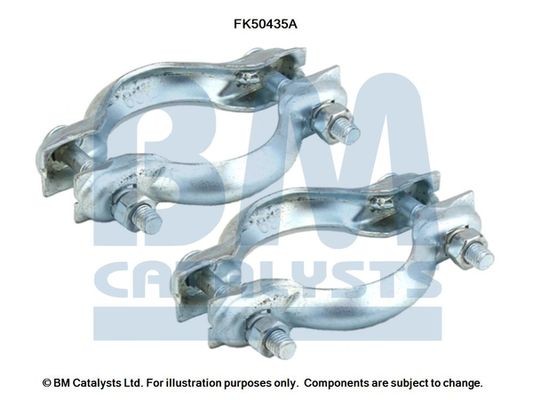 Great value for money - BM CATALYSTS Mounting Kit, exhaust pipe FK50435