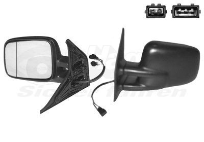VAN WEZEL Wing mirrors left and right VW T4 new 5874817