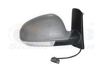 VAN WEZEL 5879807 Wing mirror Left, primed, Complete Mirror, Aspherical, for electric mirror adjustment, Electronically foldable, Heatable